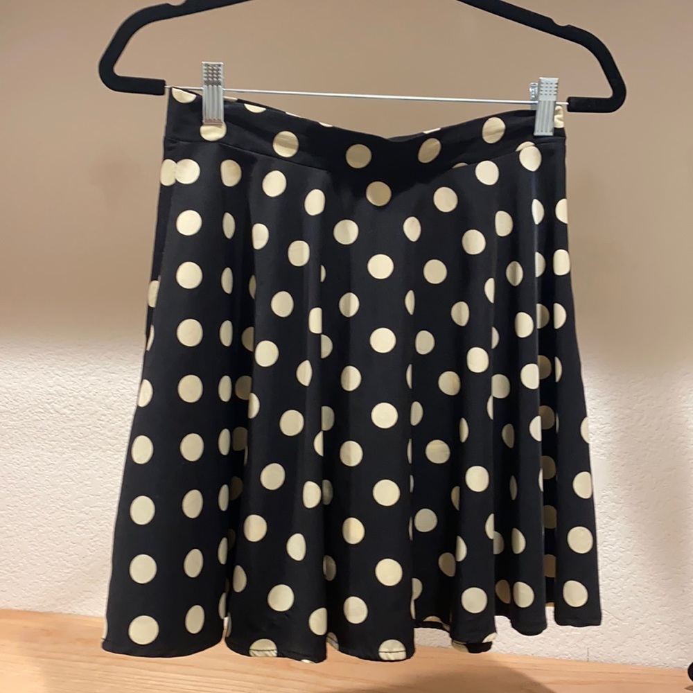 Polk dot skirt